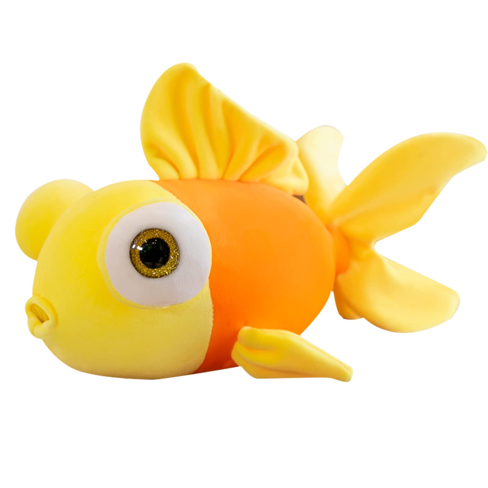 Chelei2019 13.8' Goldfish Stuffed Animal Soft Cute Fish Plush Pillow Toy Gift For Kids,Yellow